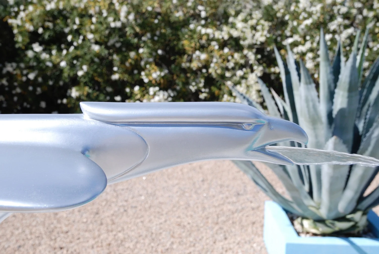 Thomas Coffin - Falcon Fountain, cast aluminum