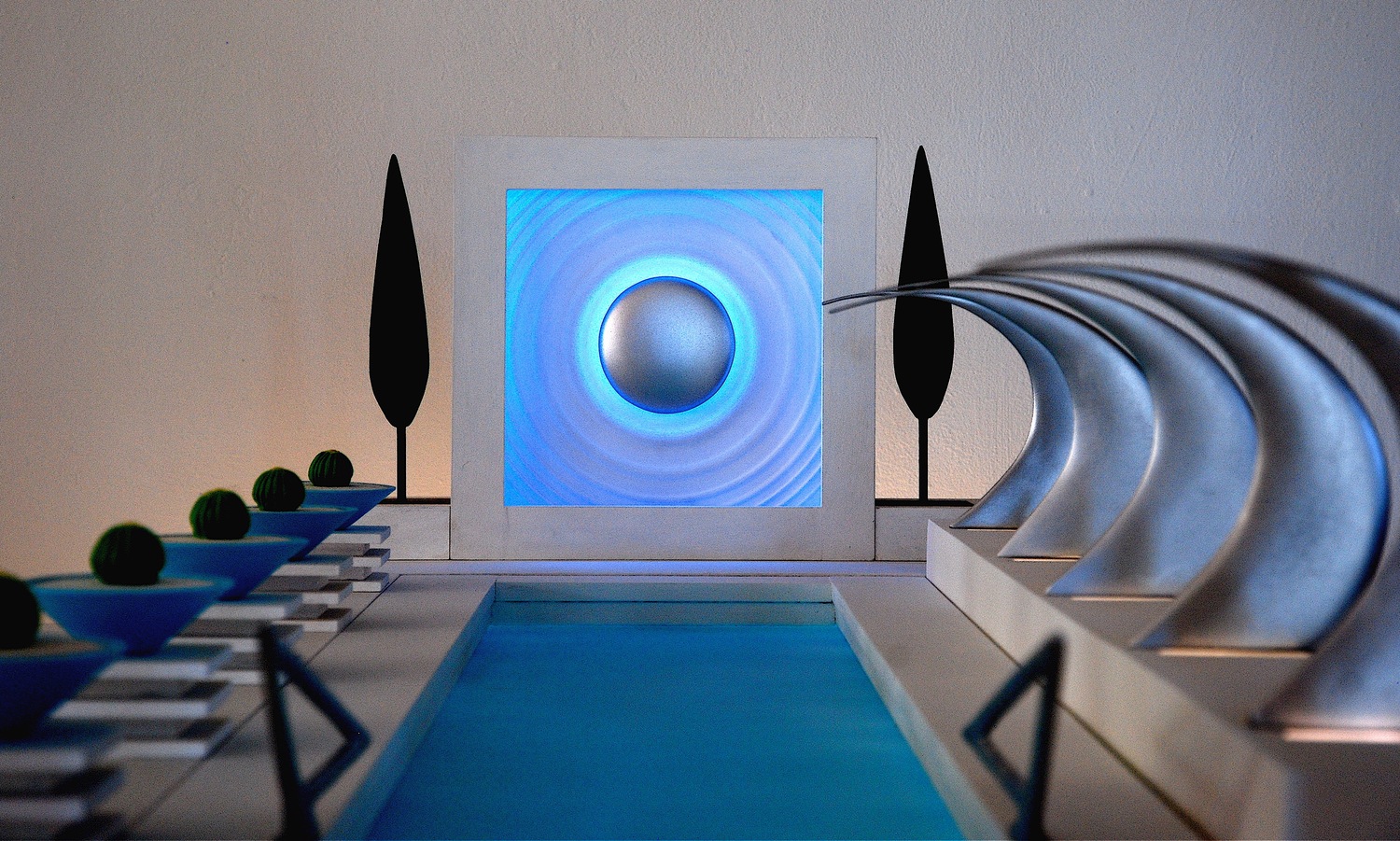 Thomas Coffin - custom pool, cabana, and fountain design model