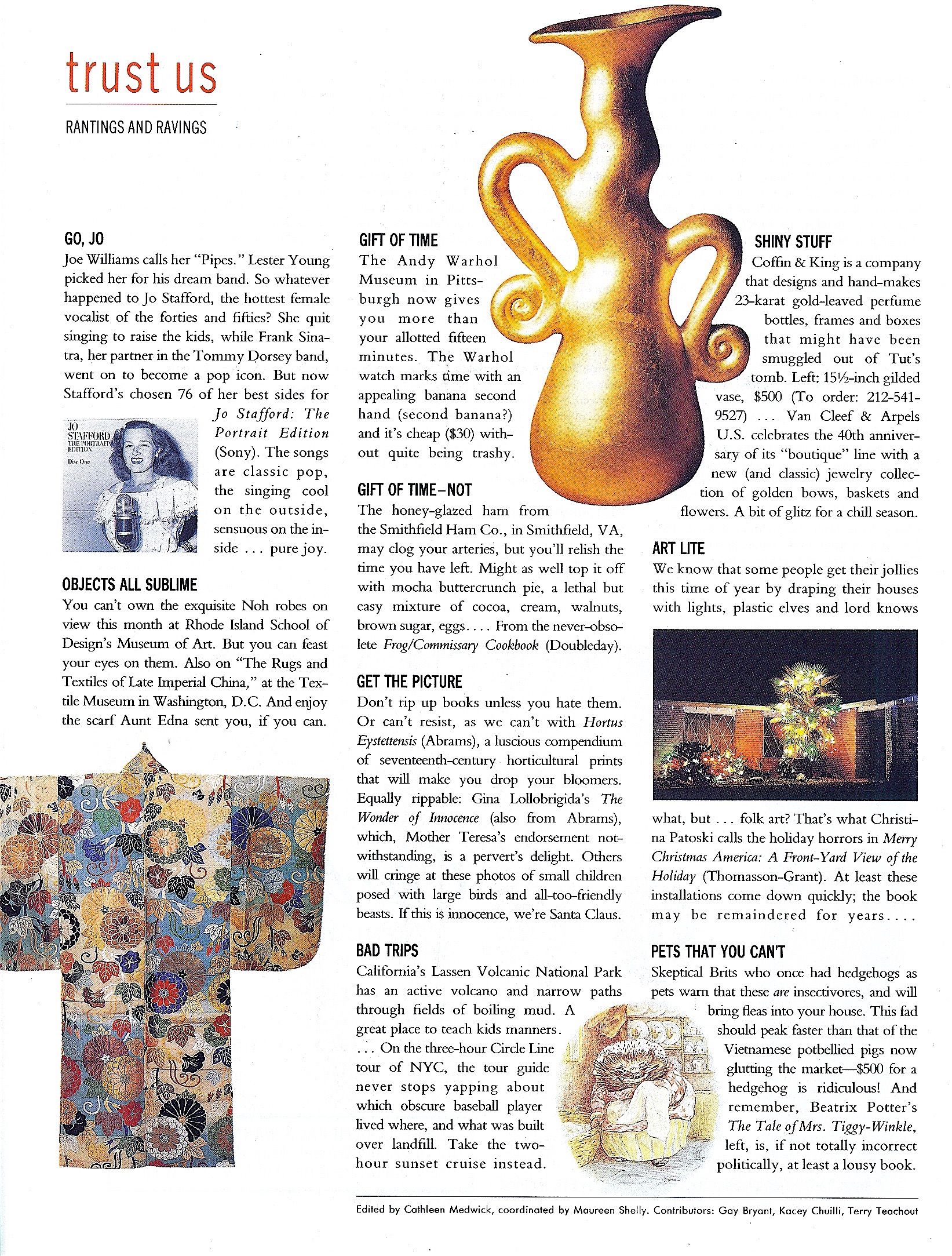 Coffin & King Press - Coffin & King Gilded Vase featured in Mirabella