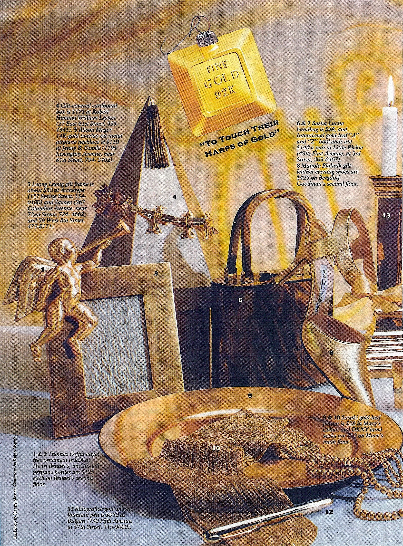 Coffin & King Press - Coffin & King Renaissance Angel Ornament featured in New York Magazine