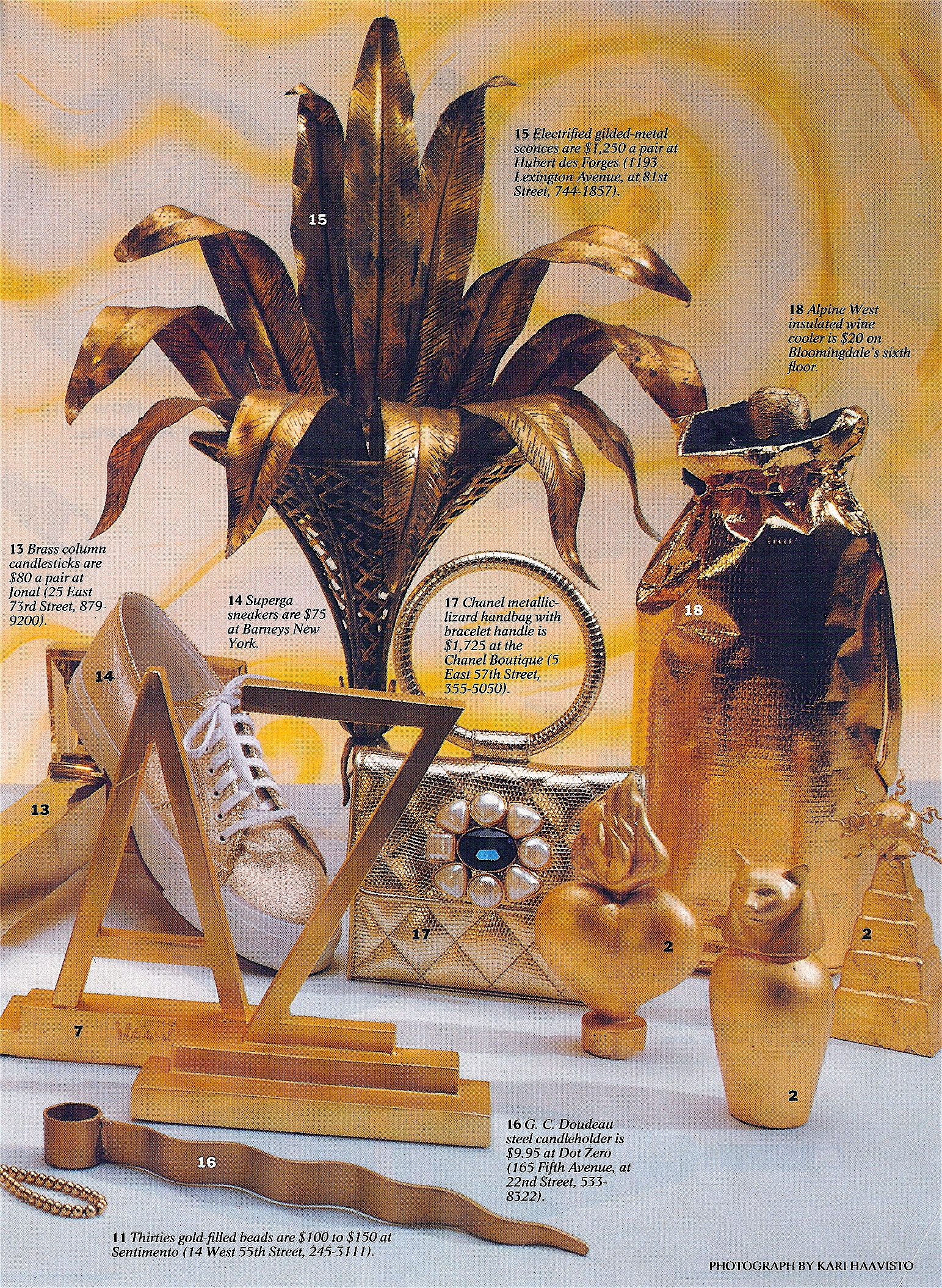 Coffin & King Press - Coffin & King Gilded Perfume Bottles featured in New York Magazine