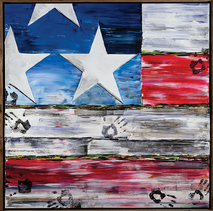 Handle With Care 50"x50" 2015 Acrylic and Canvas on Canvas
