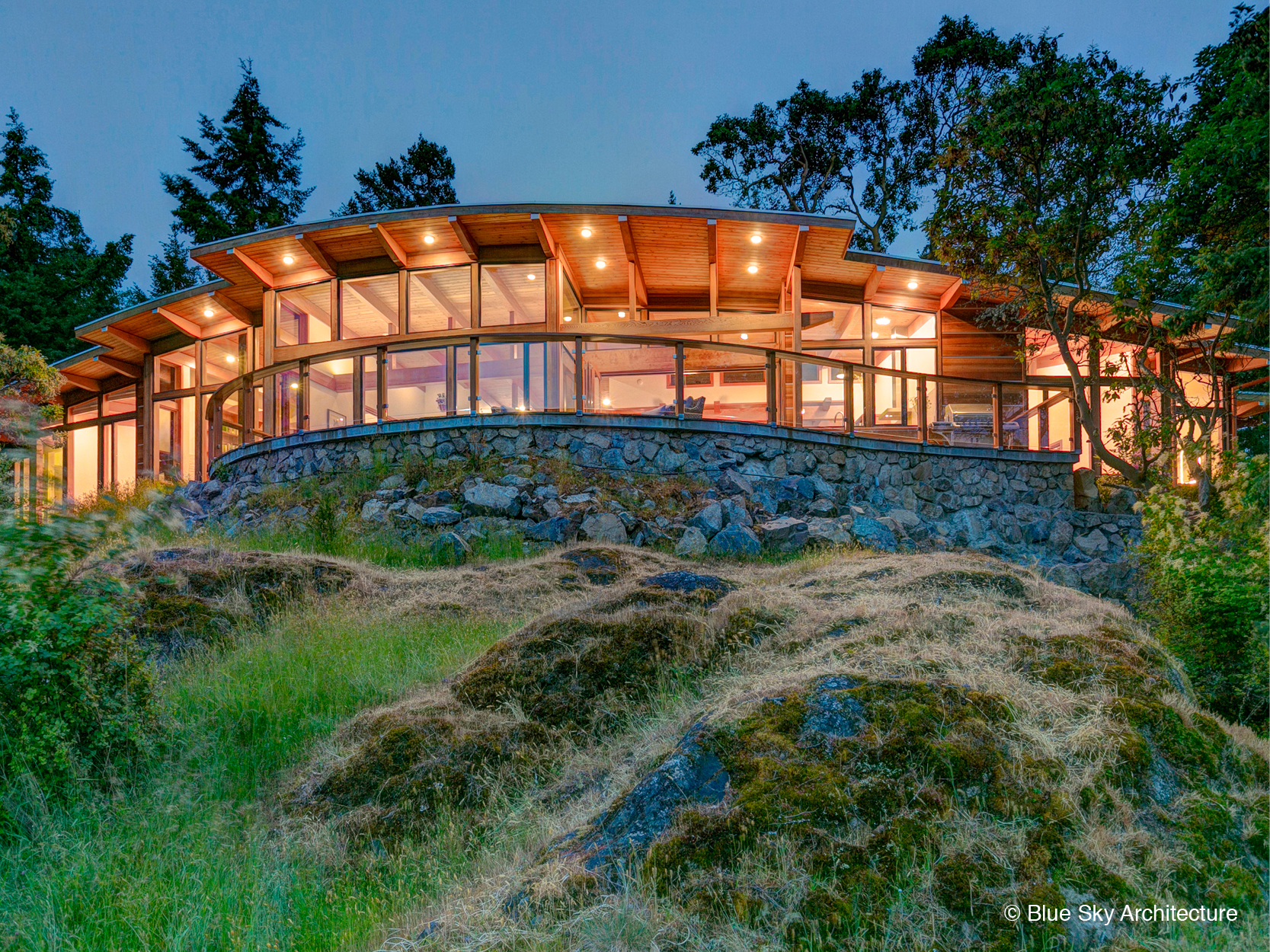 Exterior view of island terrace