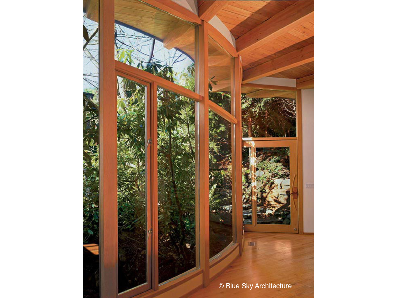 Organic Architecture Studio with Large Windows