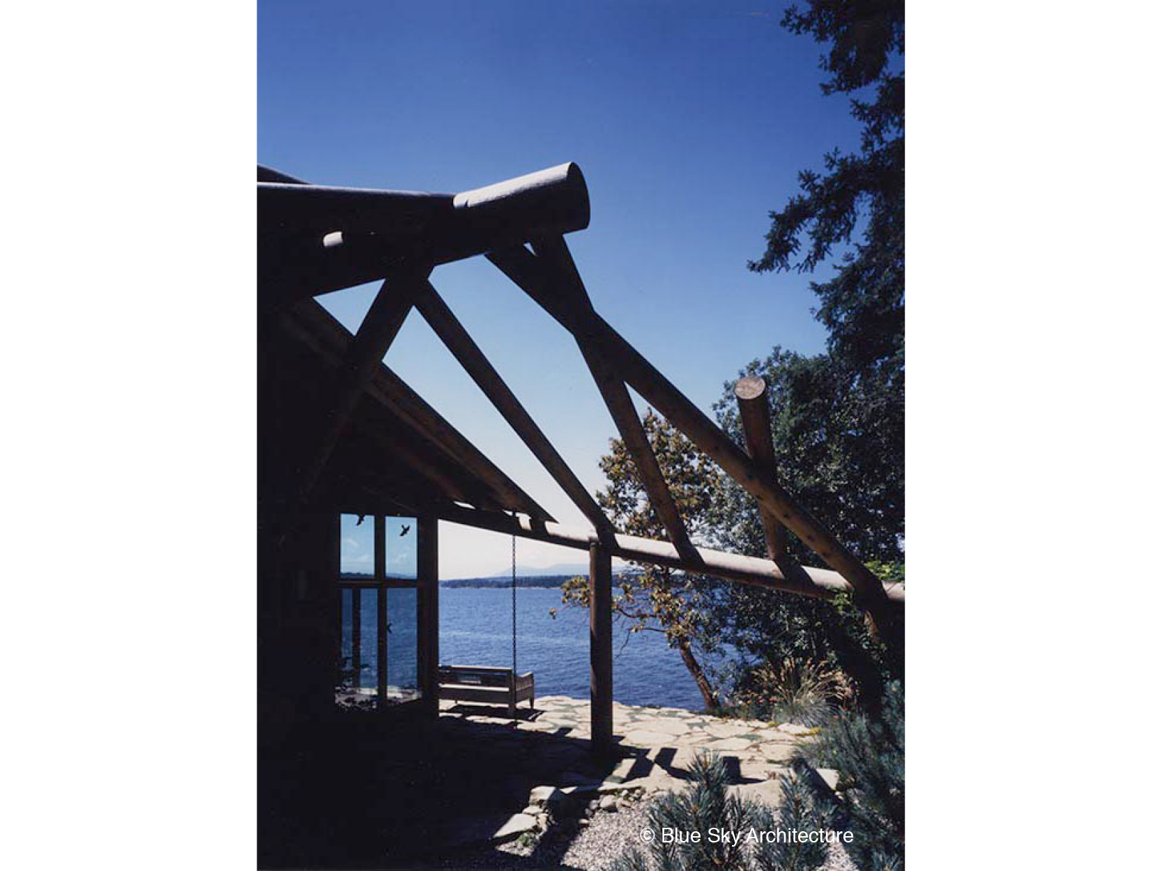 Heavy Timber Structure at Ocean View Terrace