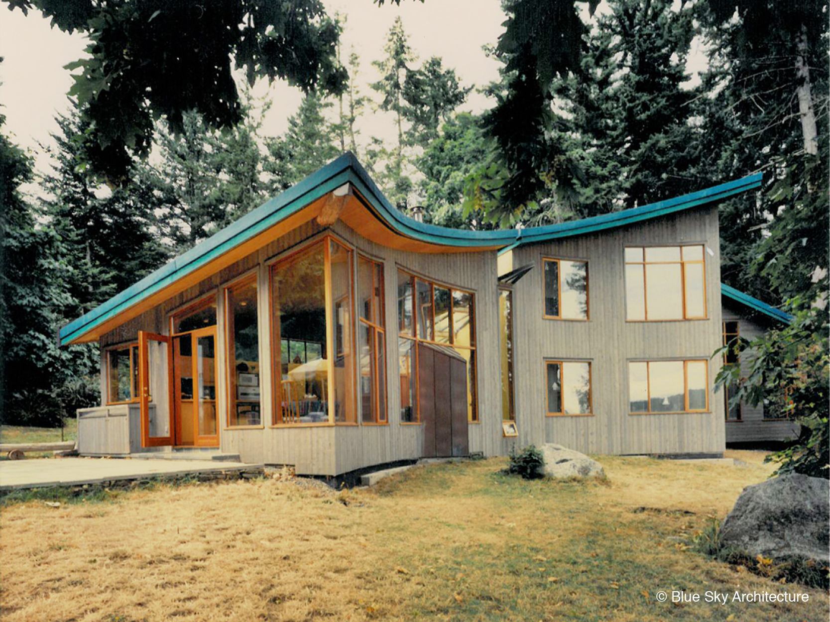Organic Architecture with Heavy Timber Framing