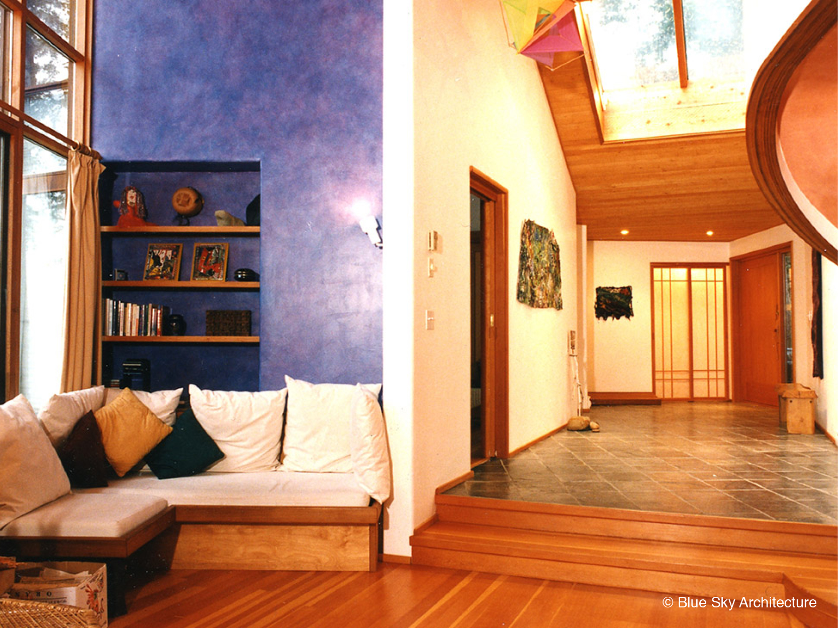 Custom INterior with Natural Wood and Stone Finishes