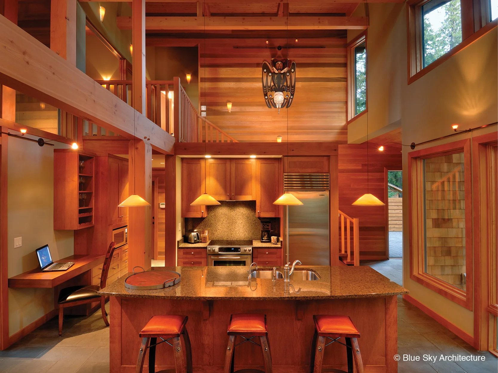 West Coast Modern kitchen