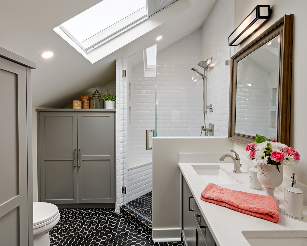 Vintage Style Bathroom Remodel | Marlo Creative Interiors | Calgary Interior Designer