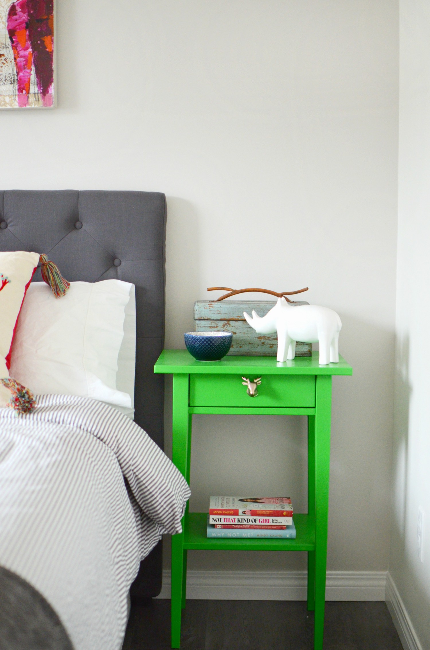 Colourful Guest Bedroom Makeover | Marlo Creative Interiors | Calgary Interior Designer