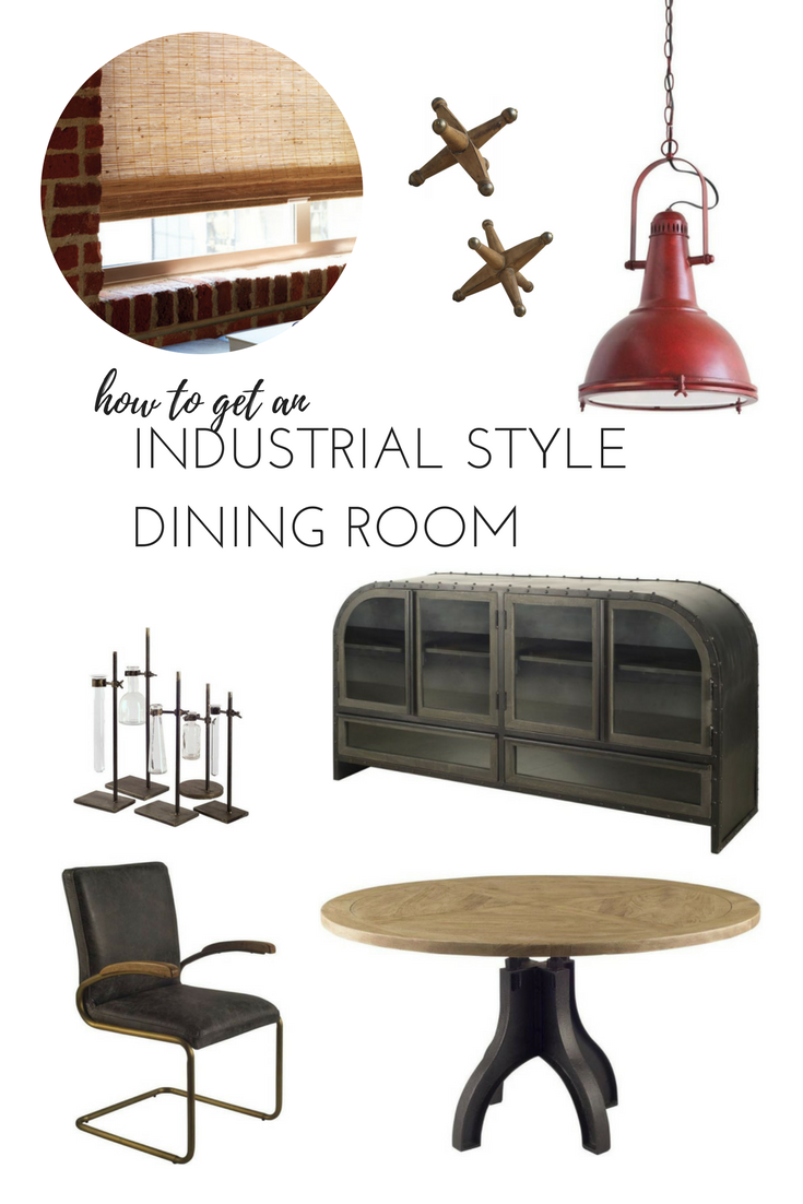 How To Create an Industrial Style Dining Room