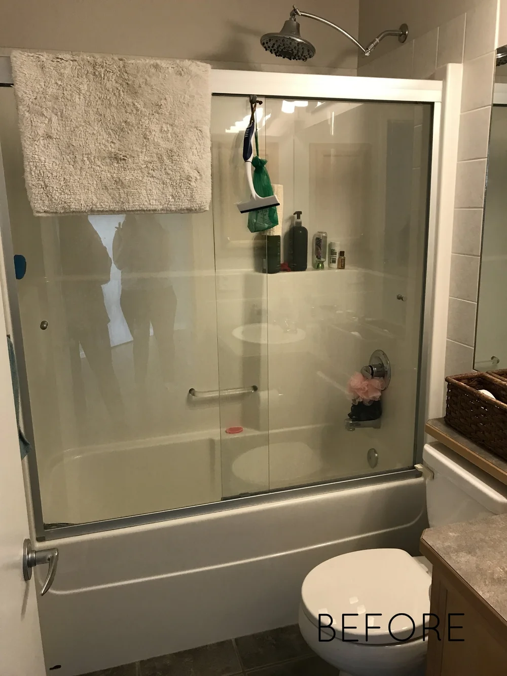 Calgary Interior Design - bathroom renovation before