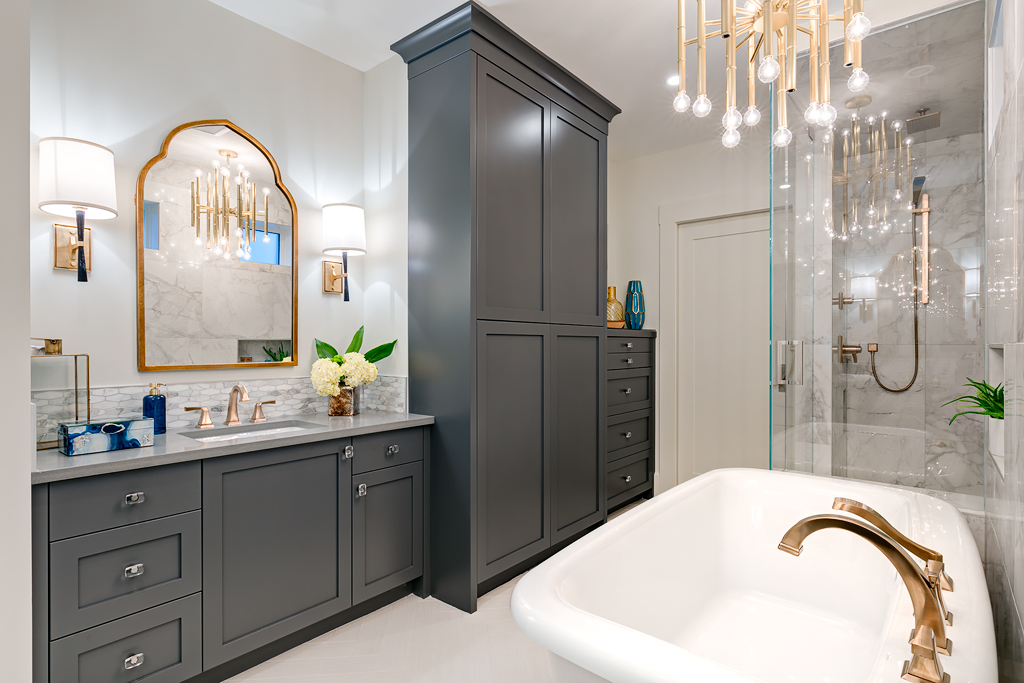 Glamorous Master Bathroom Remodel Marlo Creative Interiors