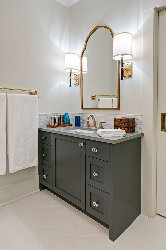 Glamorous Master Bath Remodel | Marlo Creative Interiors | Calgary Interior Designer