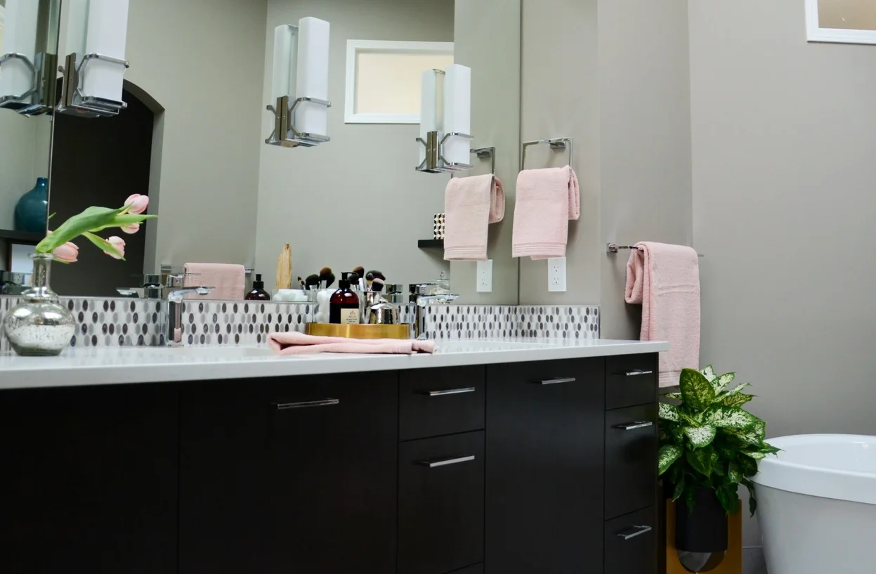 Calgary Interior Designer | Ensuite Bathroom Renovation | Before and After