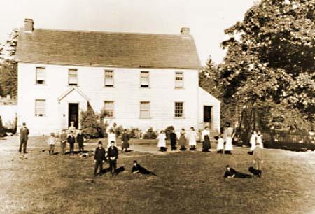 Craigflower Schoolhouse, built in 1854. The Manor house was completed in 1856. Photo courtesy of Historicplaces.ca