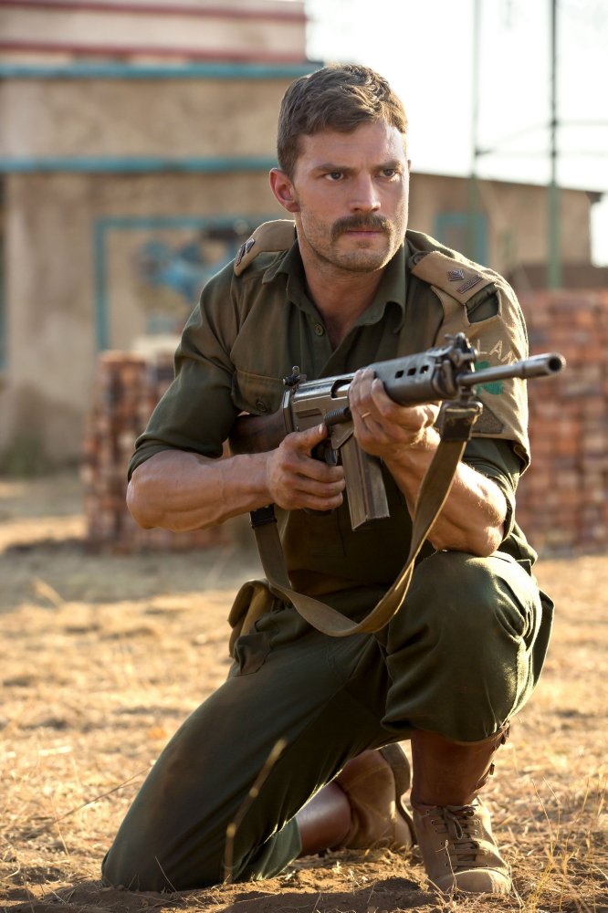 Commandant Pat Quinlan, played by Jamie Dornan.