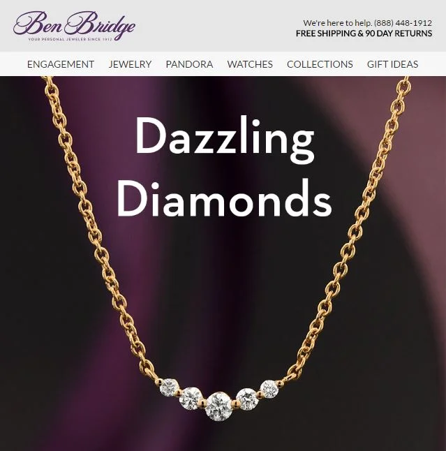   Photography  Product photography sent directly to customers in the form of email marketing. 