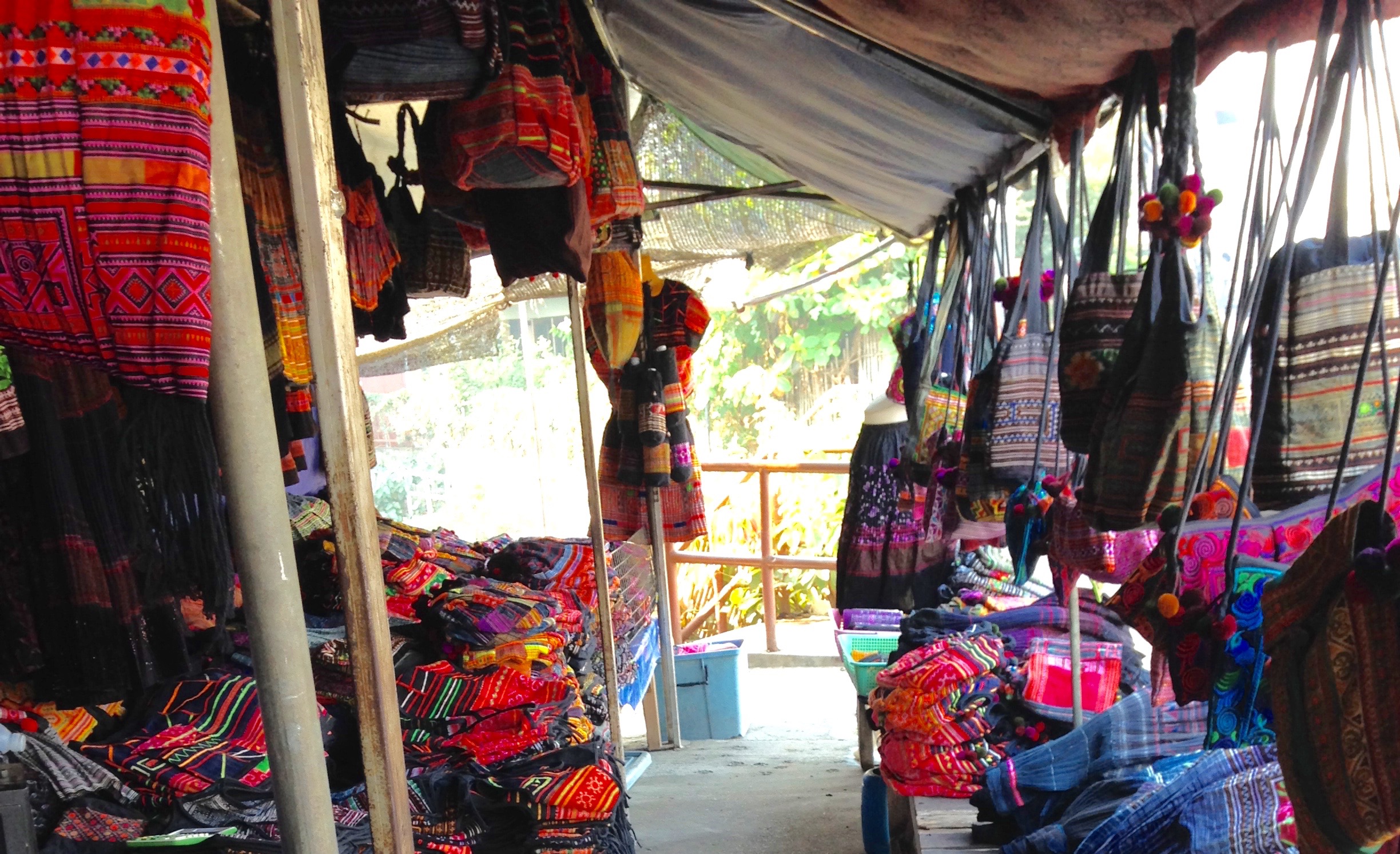 Booths like this fill the streets of Chiang Mai, Thailand.