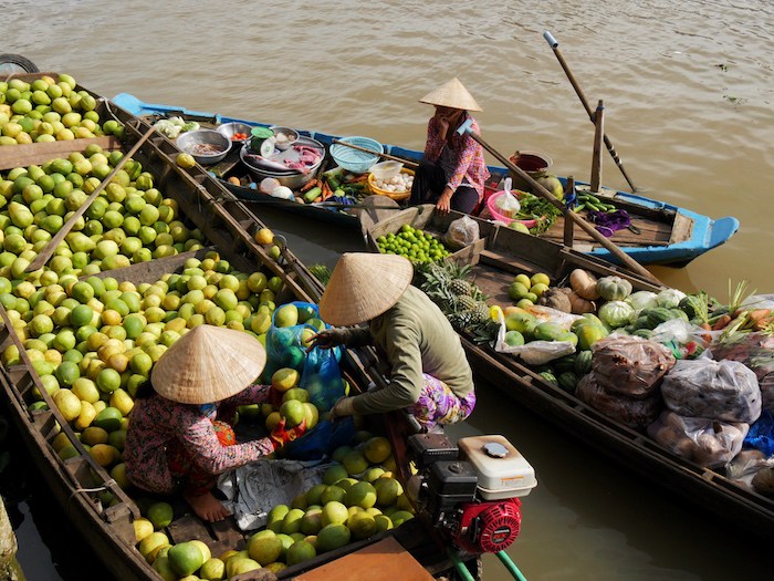 From one of her most recent articles on the Mekong River in Vietnam.