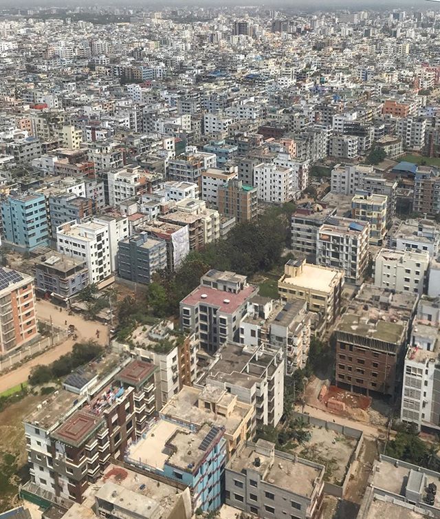 Dhaka is by far the most densely populated city on earth according to the World Economic Forum. Mumbai, India is a distant second on the list. .
.
.#dhaka #bangladesh #citylife #populationdensity #aerialphotography #windowseat #traveltheworld #wanderlust #kristofferglennimagery #kristofferpfalmer #pfalmer