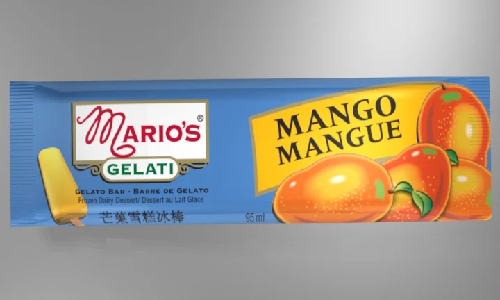 Mango Gelato Bars