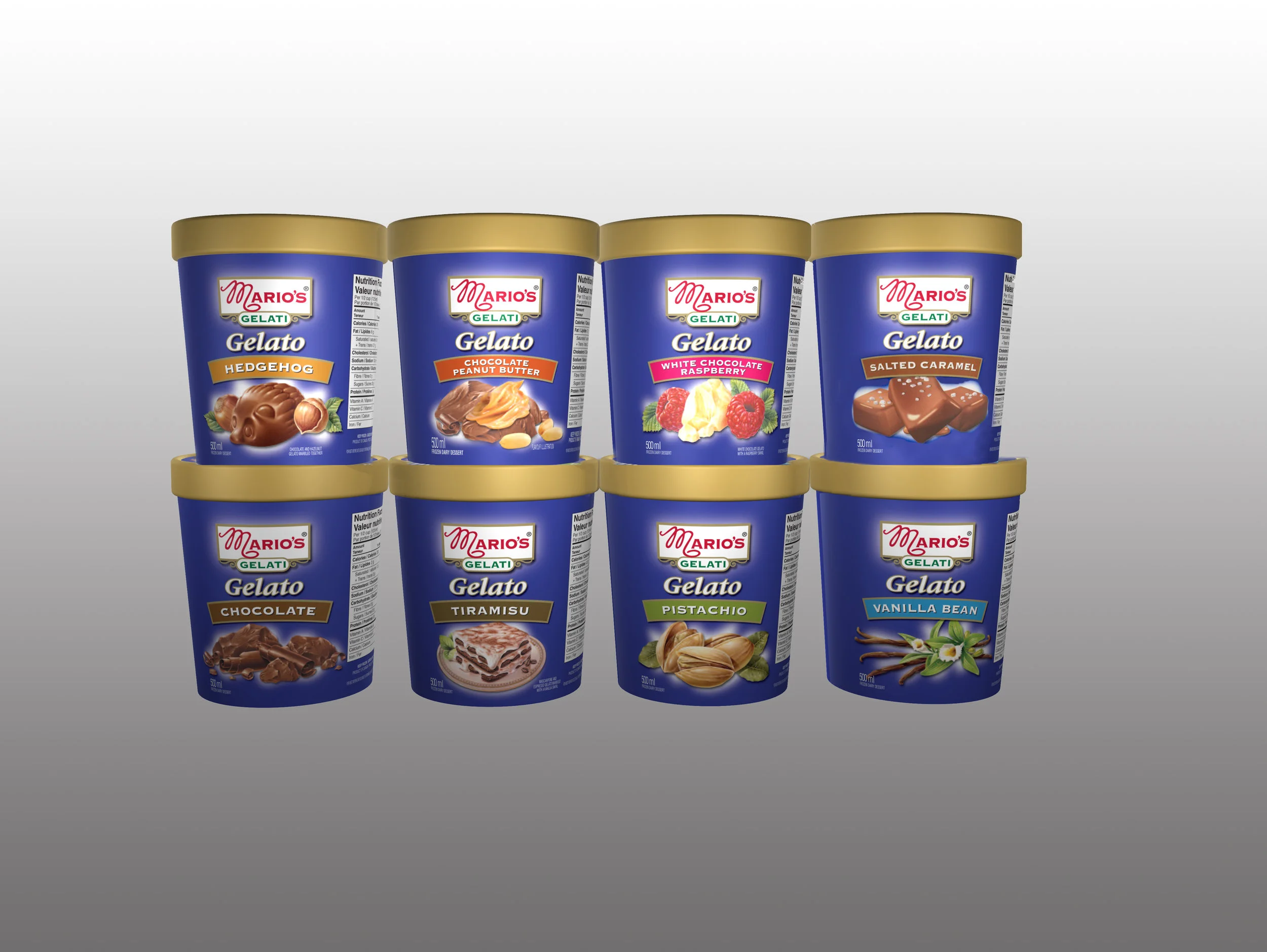 500ml tubs