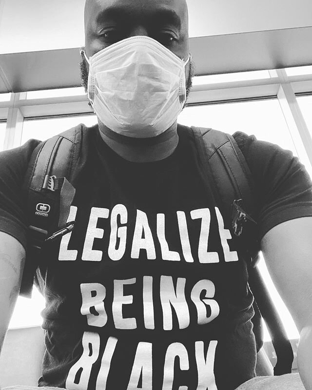Lady 1: I REALLY love your shirt
Lady 2: So do I!

Got quite a few looks this am but hey, I&rsquo;d vote for legalizing this anyday! #LegalizeBeingBlack