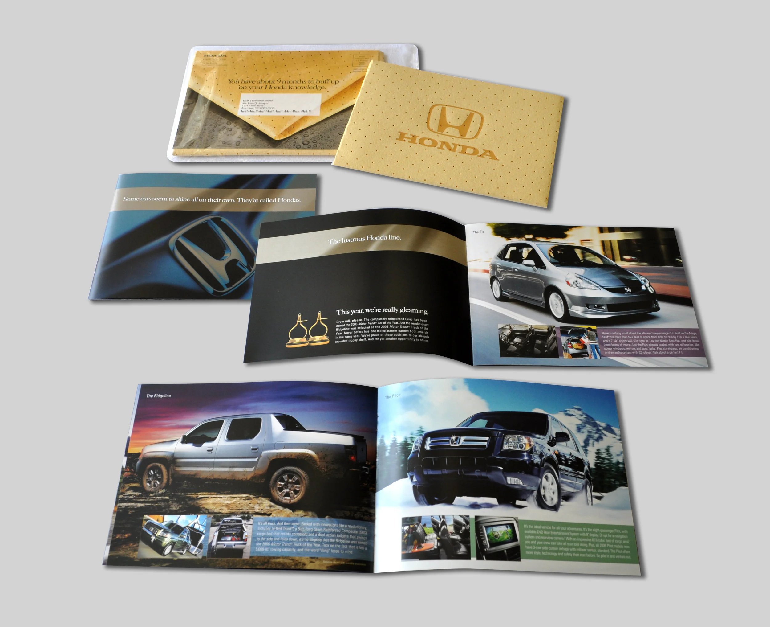  Honda/Shammy Cloth fulline mailer 