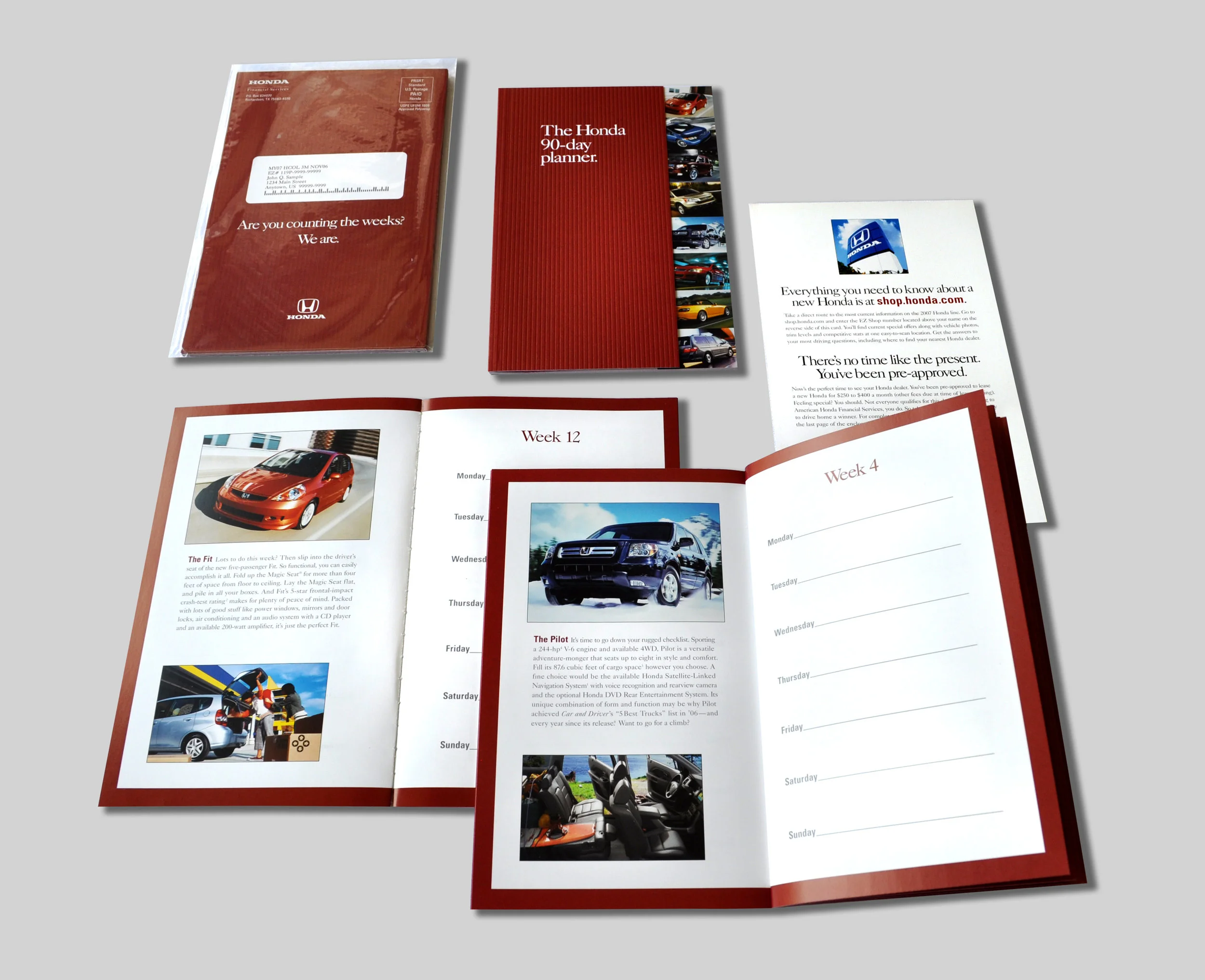  Honda/Day Planner Fulline Mailer 