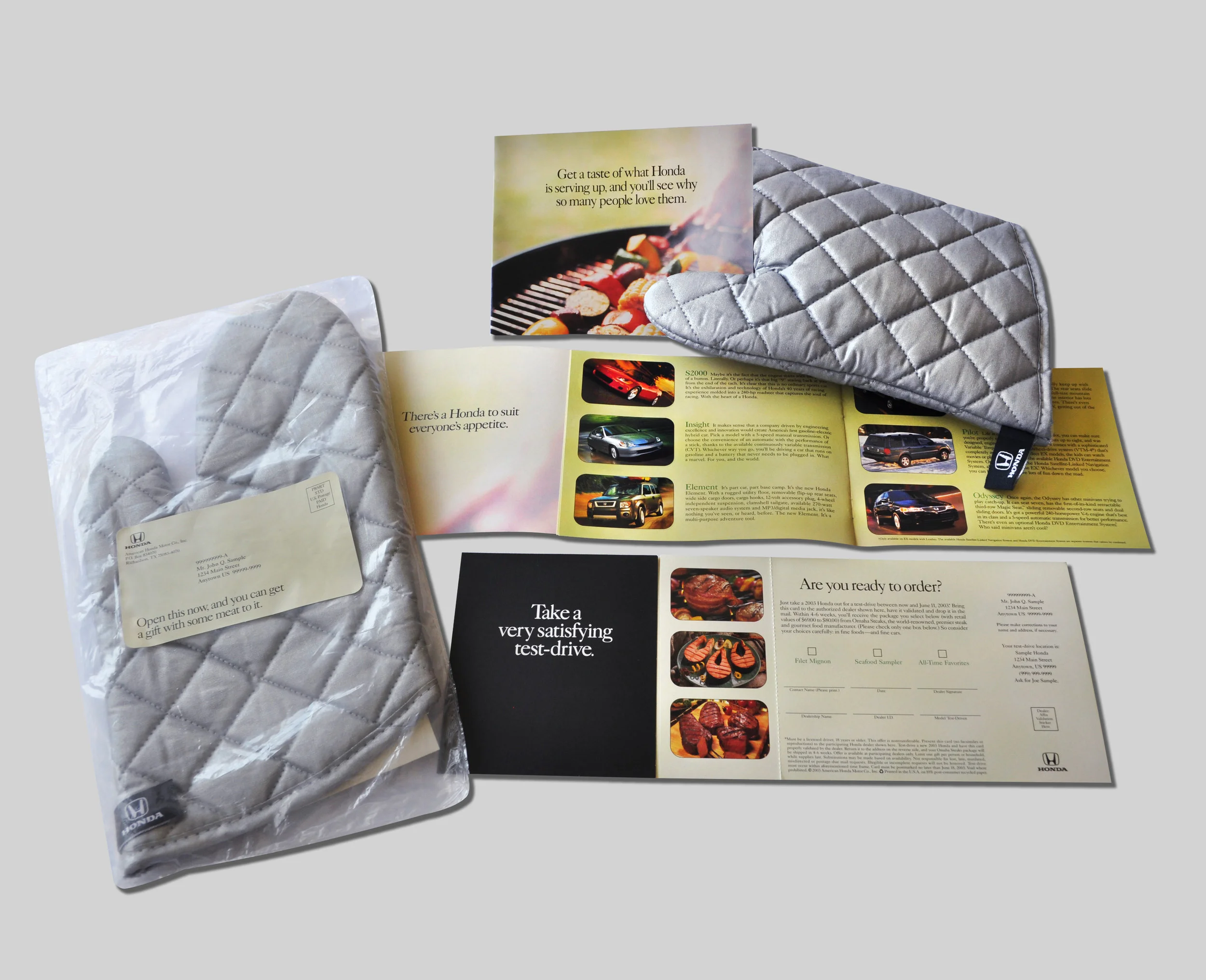  Honda/BBQ Mit Zone Specific Mailer 