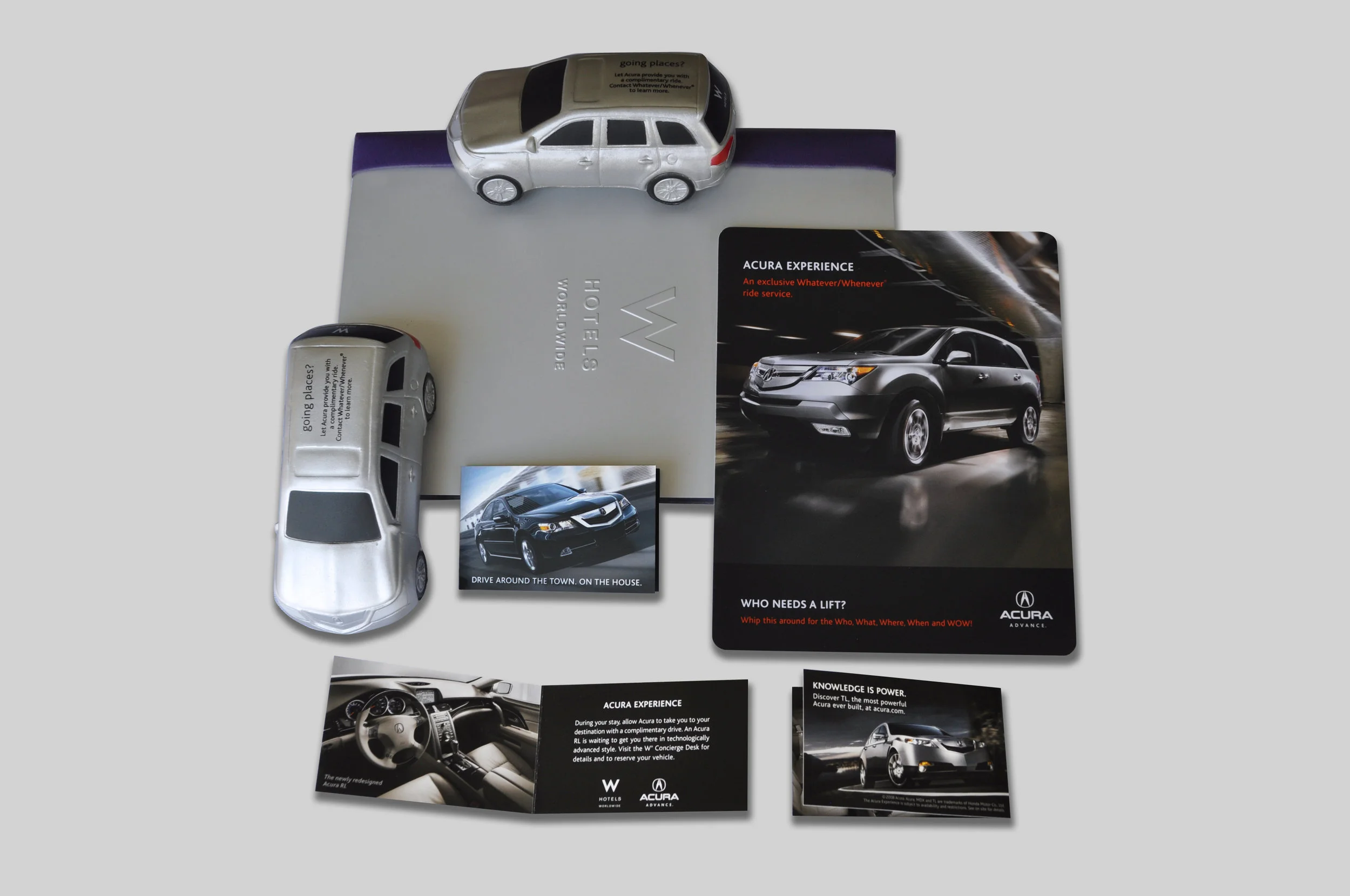 MDX Stress Vehicle, Compenium Insert & Key Card Mini Brochure