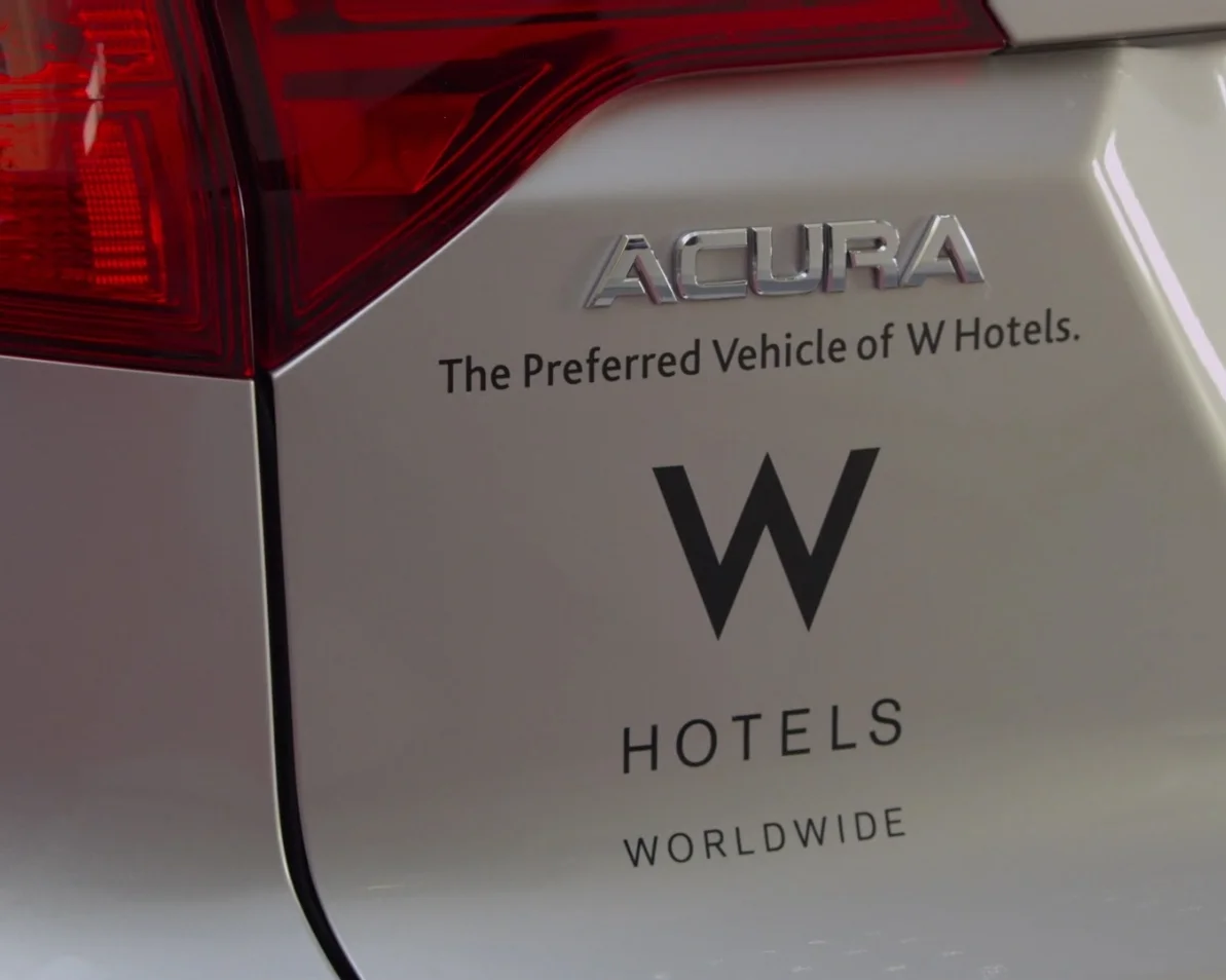 W Hotels Partnersip Decals