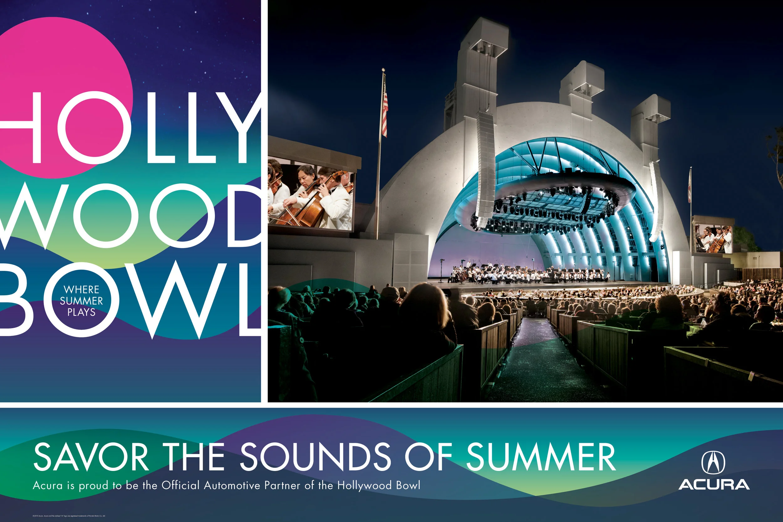  Acura/Hollywood Bowl Poster 