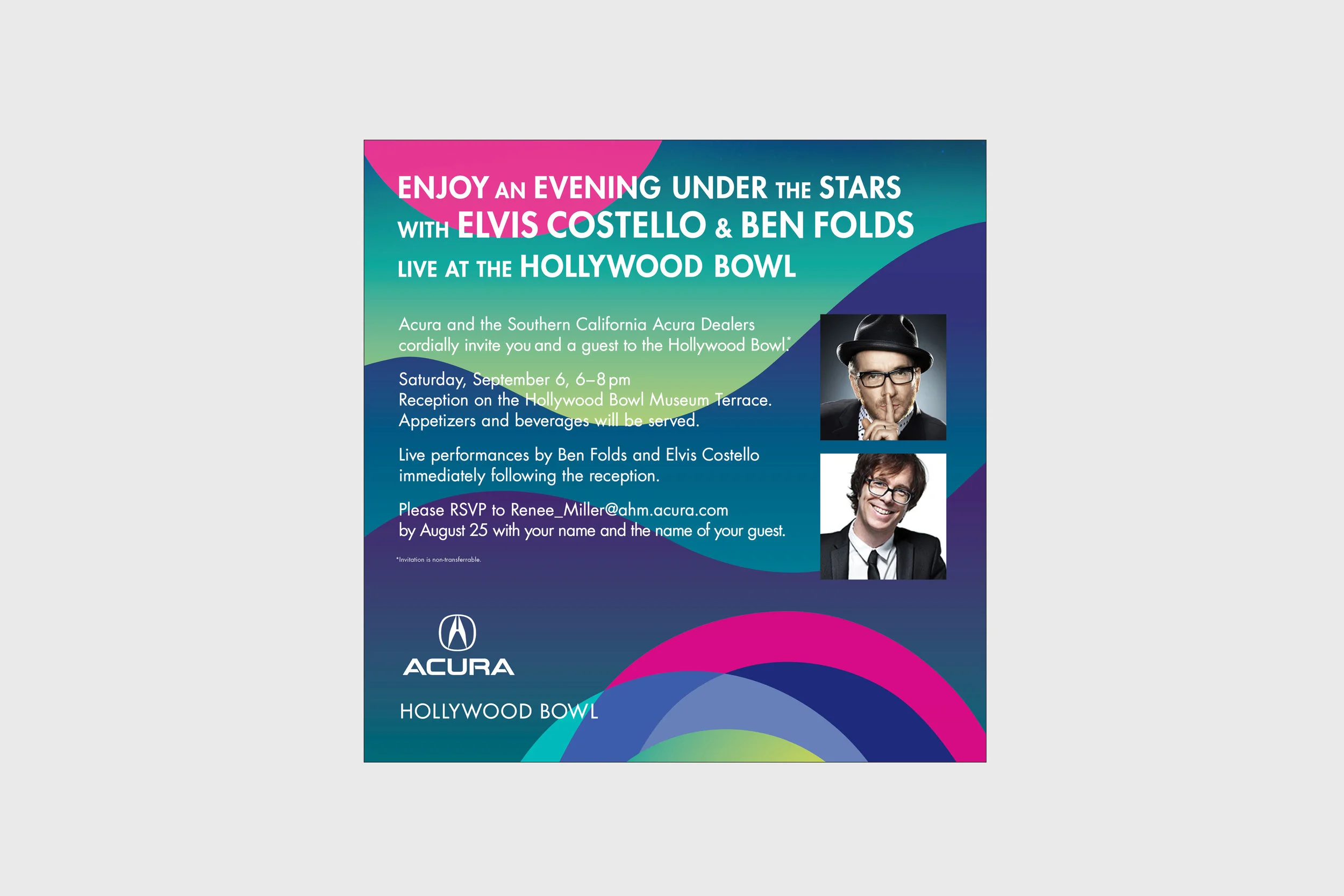  Acura/Hollywood Bowl Evite 