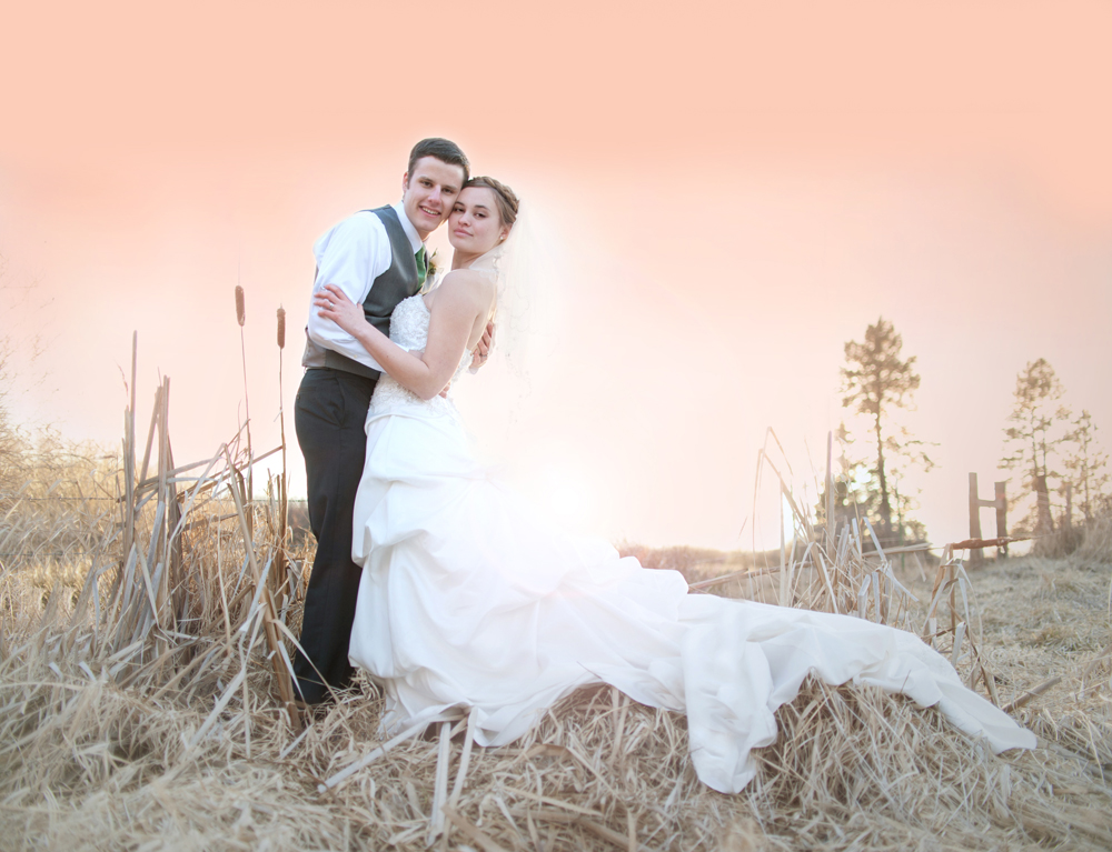 My husband Sam and I on our wedding day, February 22, 2014.