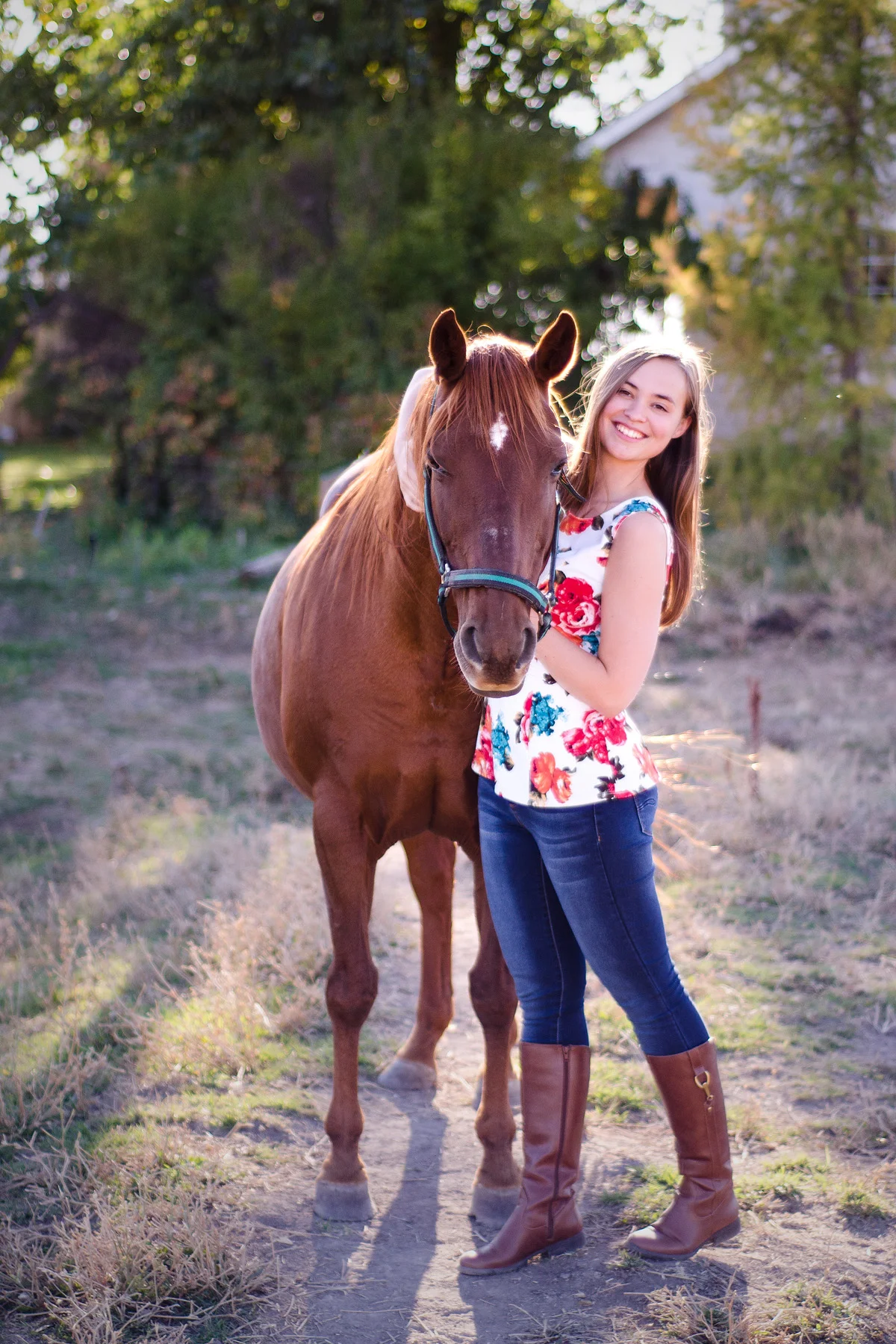 Me with my horse, Drem.