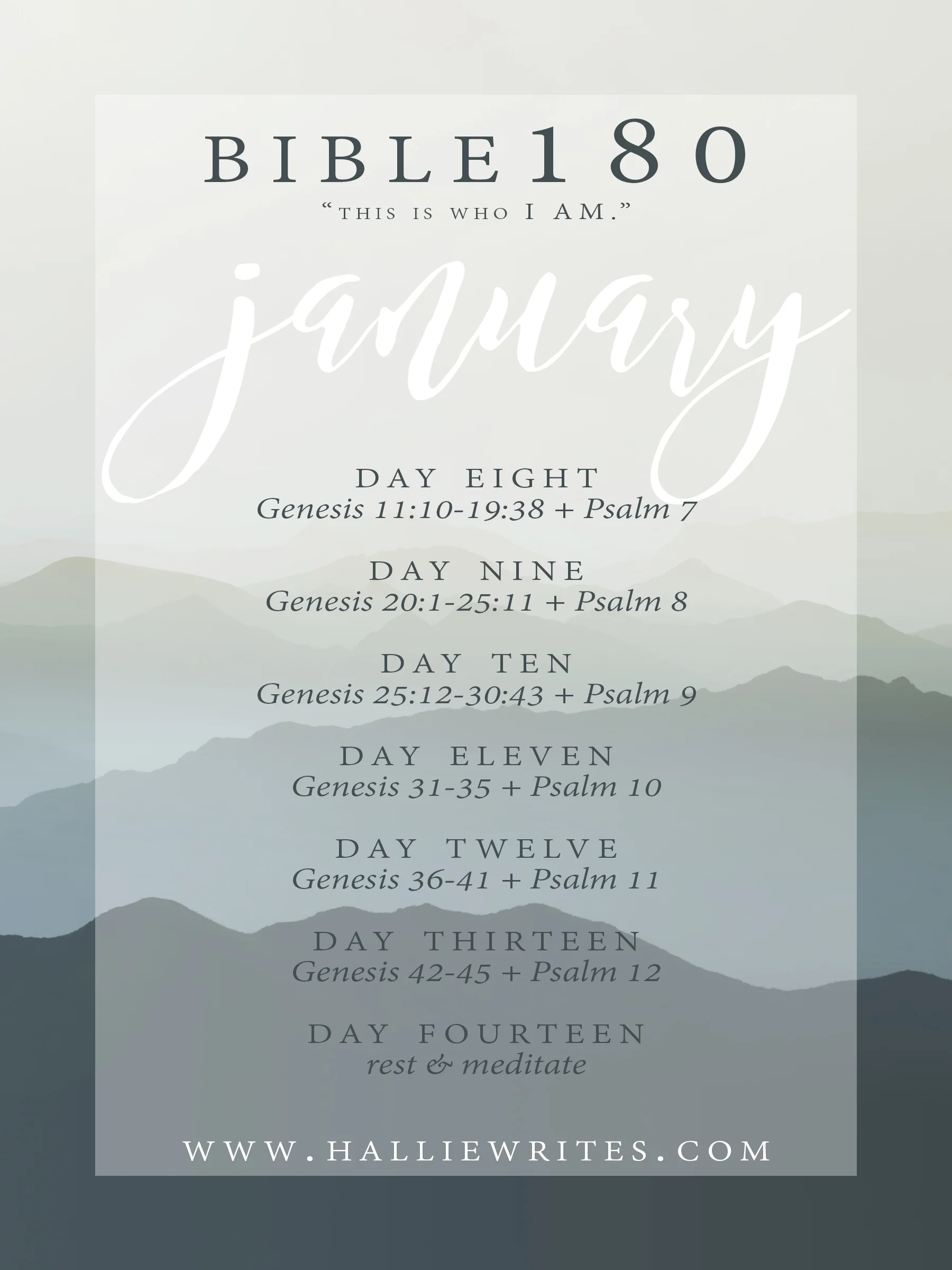 The Bible180 challenge, week 2