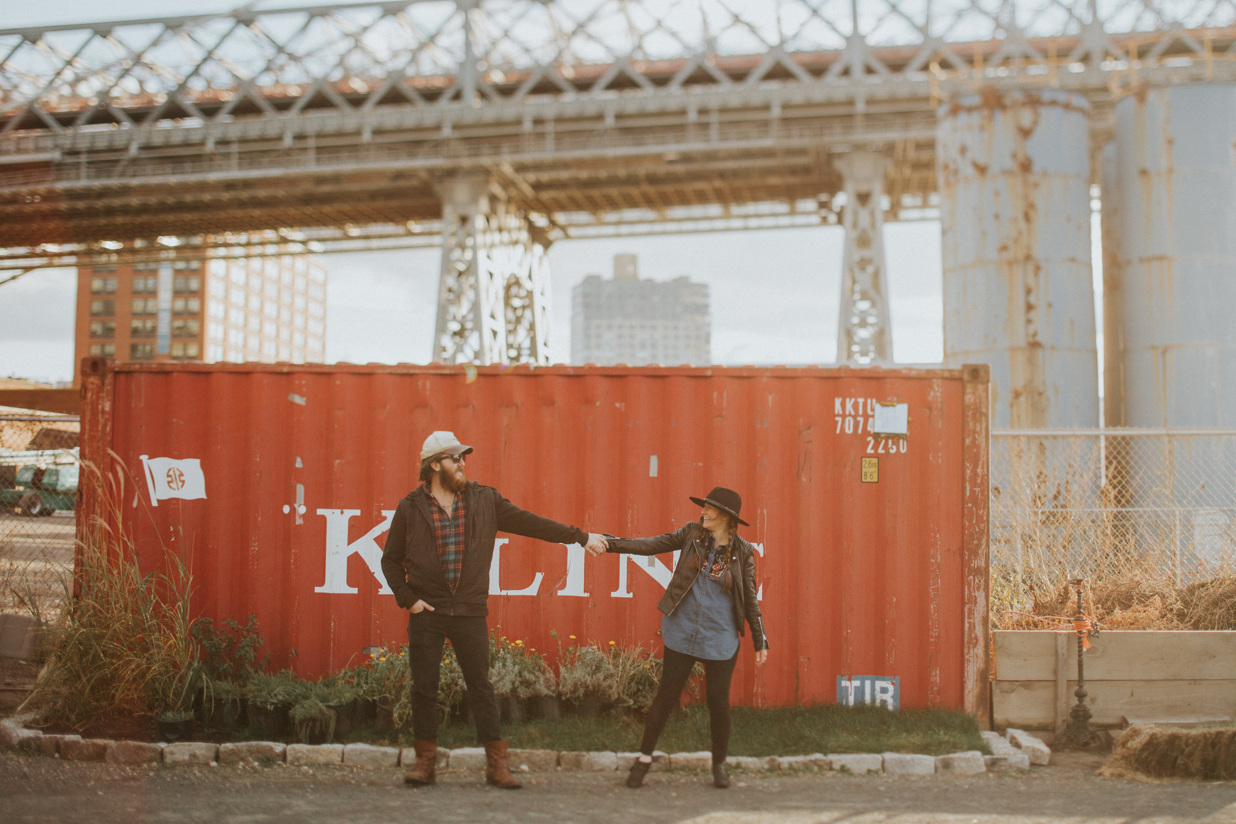 Artistic Brooklyn Engagement Shoot