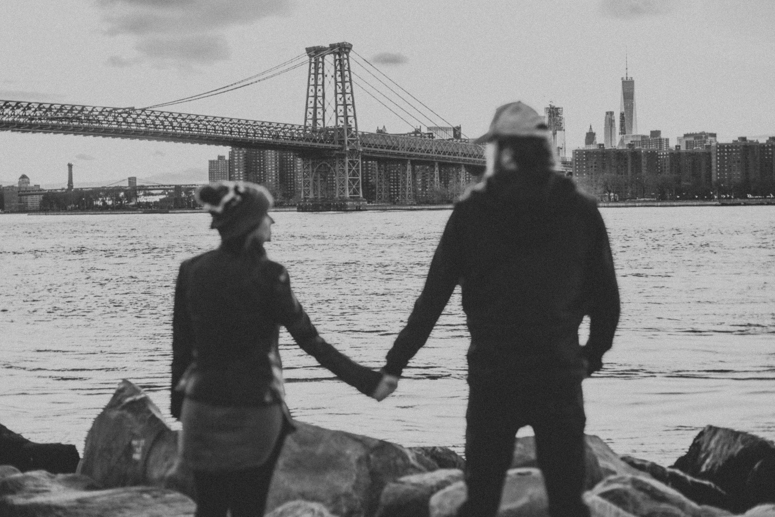 Artistic Brooklyn Engagement Shoot