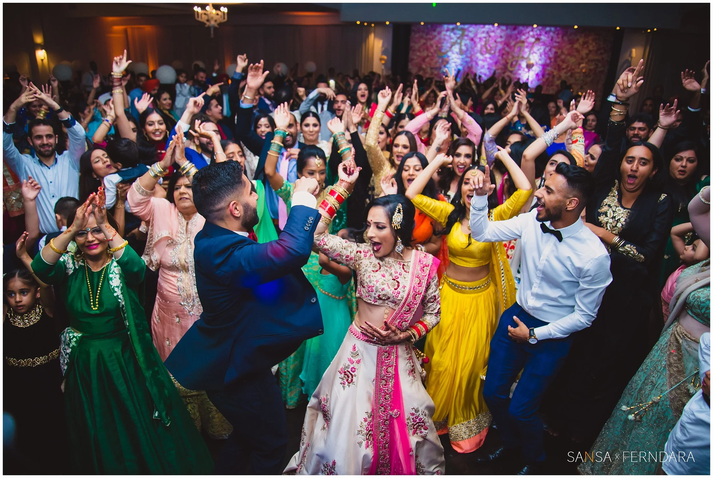 Ferndara never miss a chance to capture wedding moments in photographs. Every angle matters.