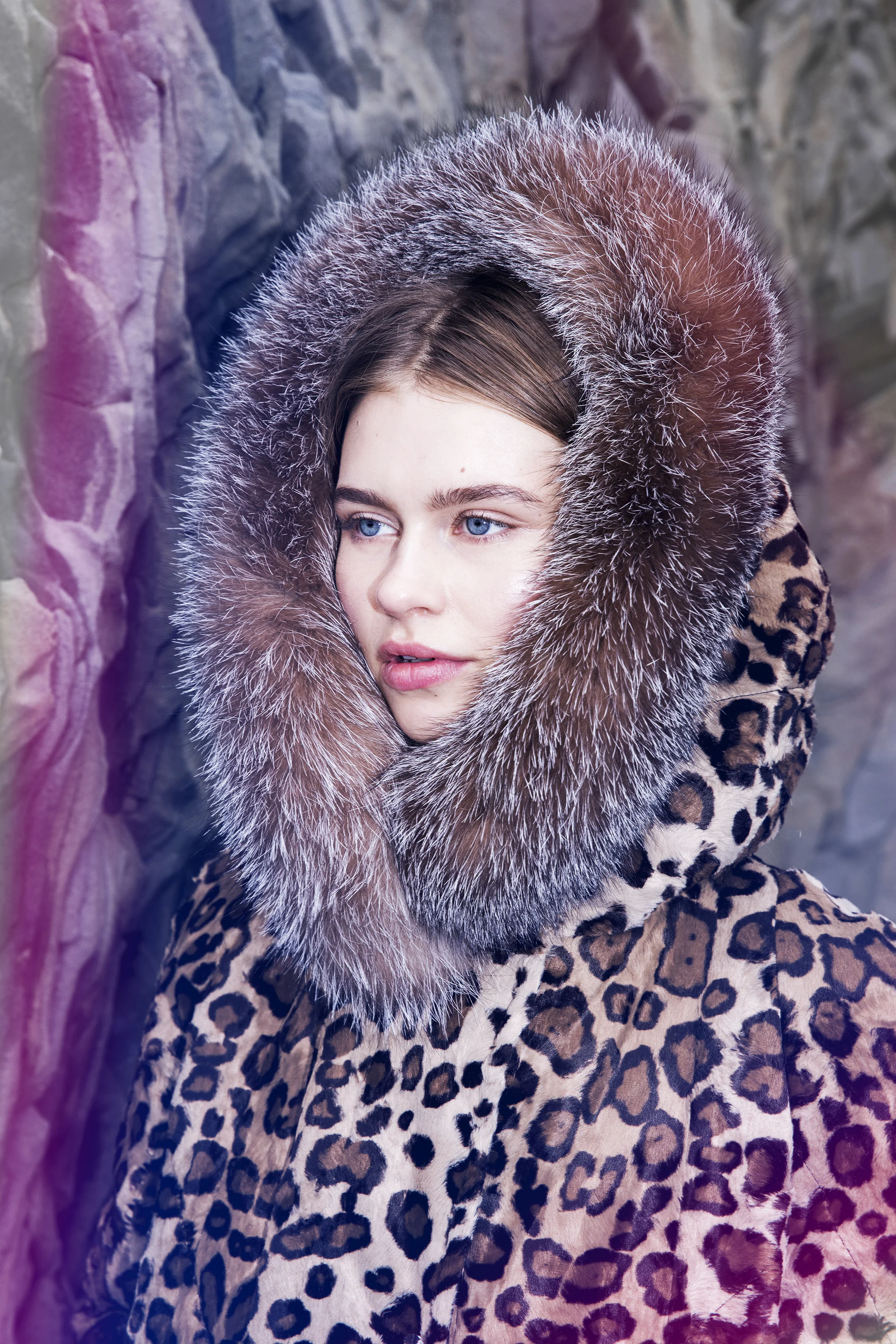 SAGA Parka in Snow Leopard by Therma Kota