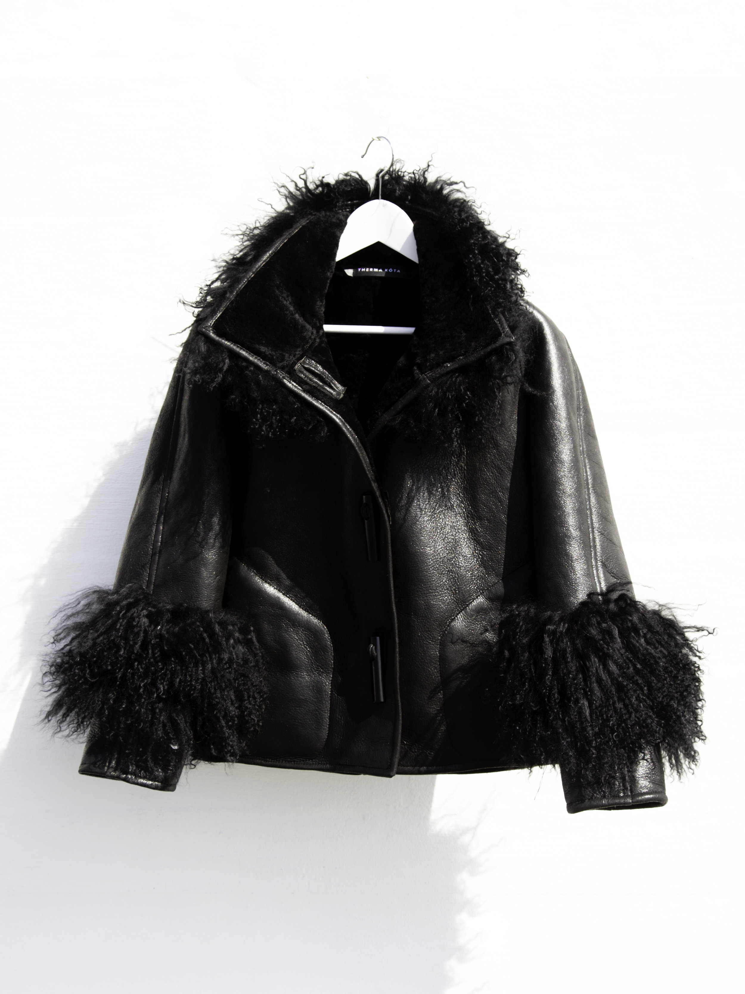Faux Fur Jacket “Mongolian Lamb” – Halstenbach