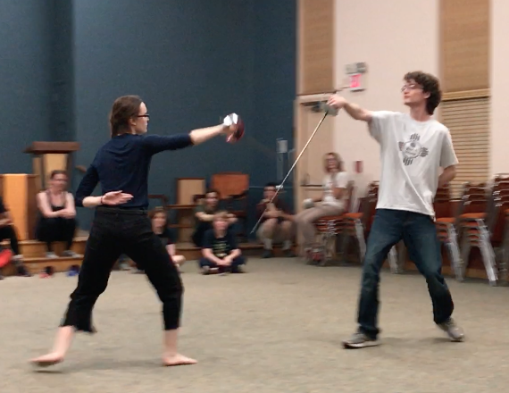 Swashbuckling with Ambrose...