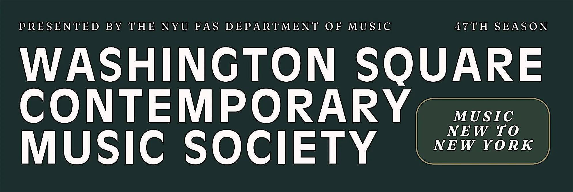 Washington Square Contemporary Music Society