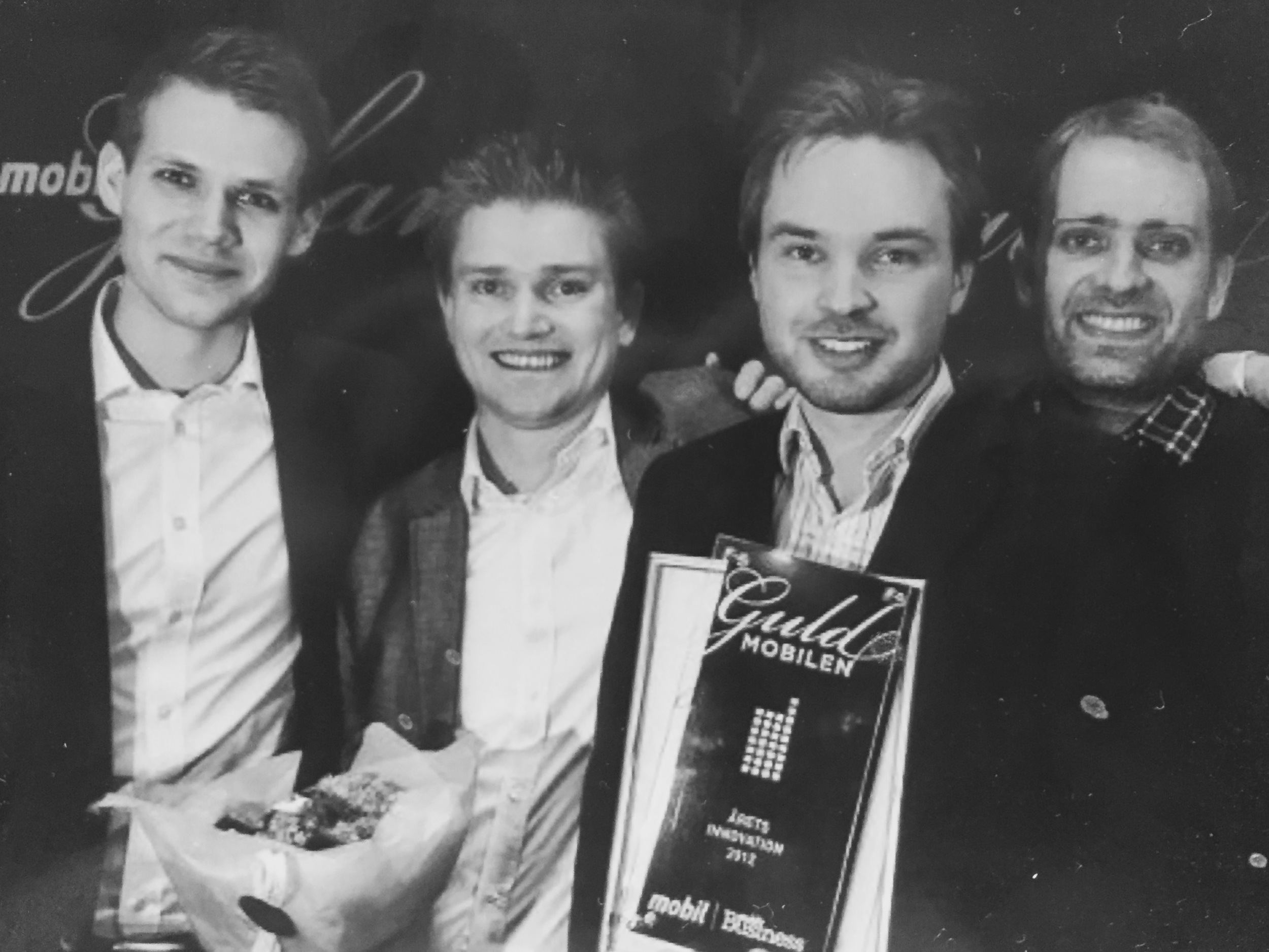 2012: 13thlab wins Best in-class for Mobile Innovation (my husband is the stud on the far right)