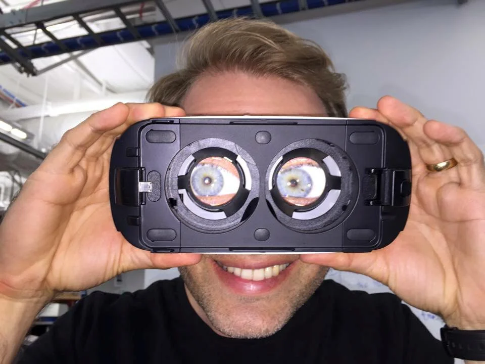 picture of petter with optical lenses