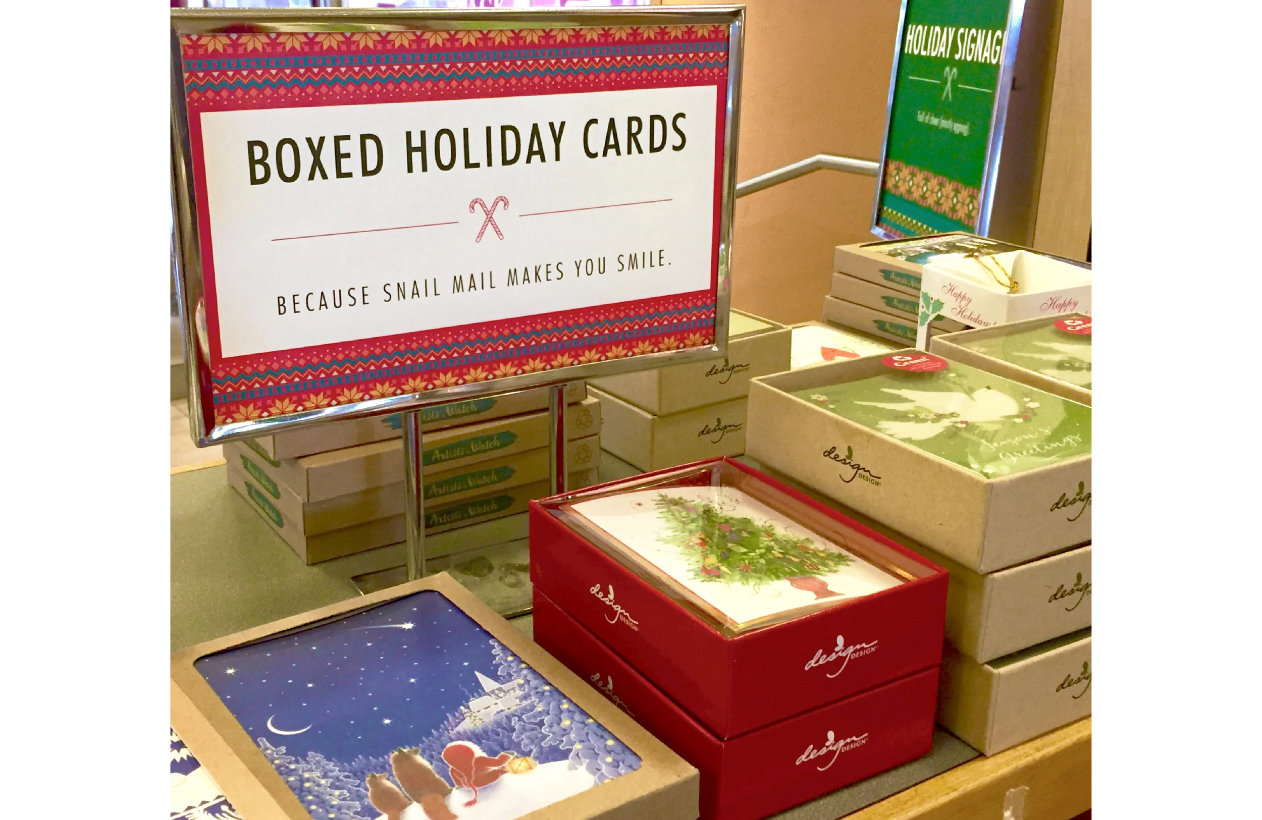 Interior Display Signage