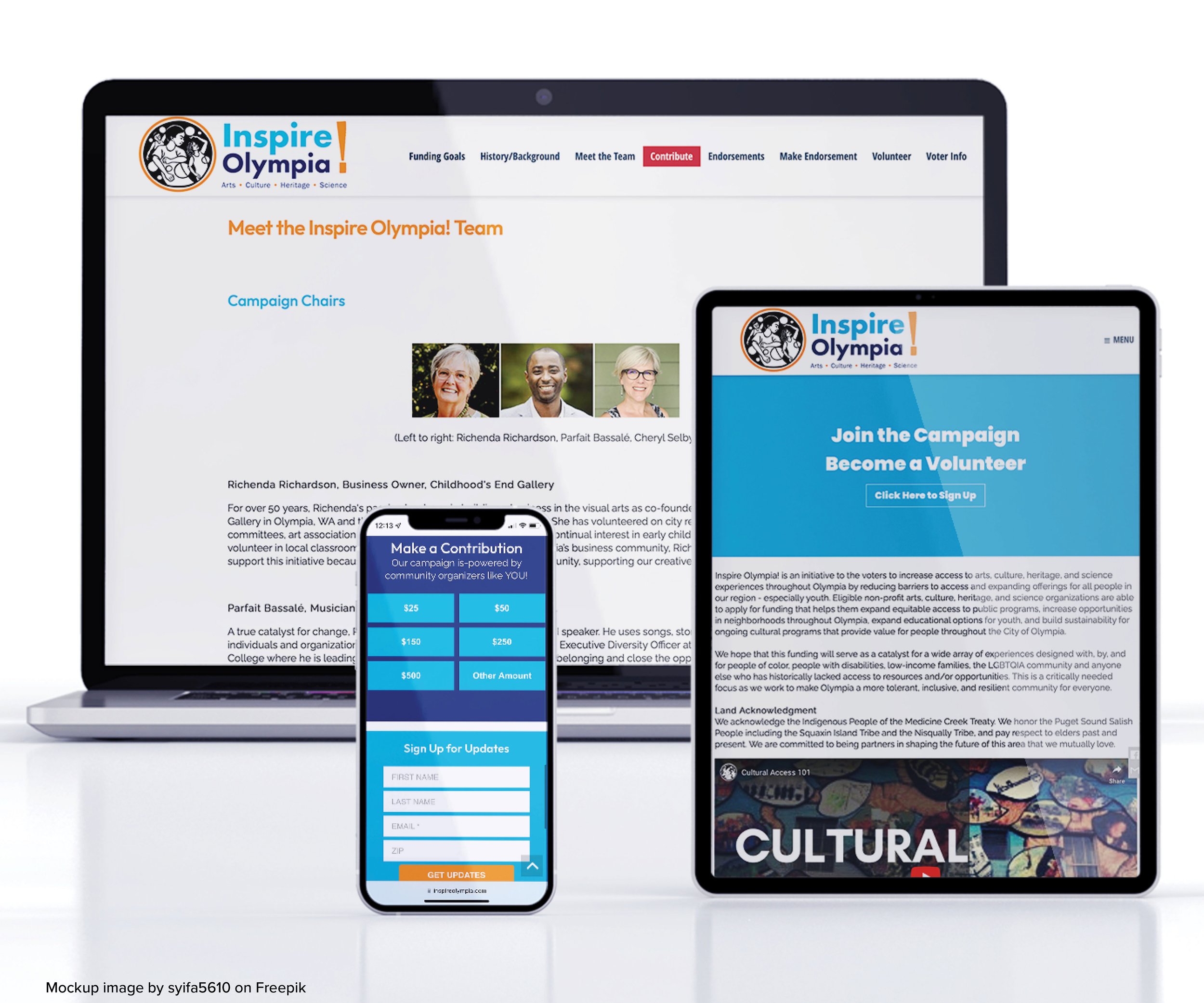 Campaign Website