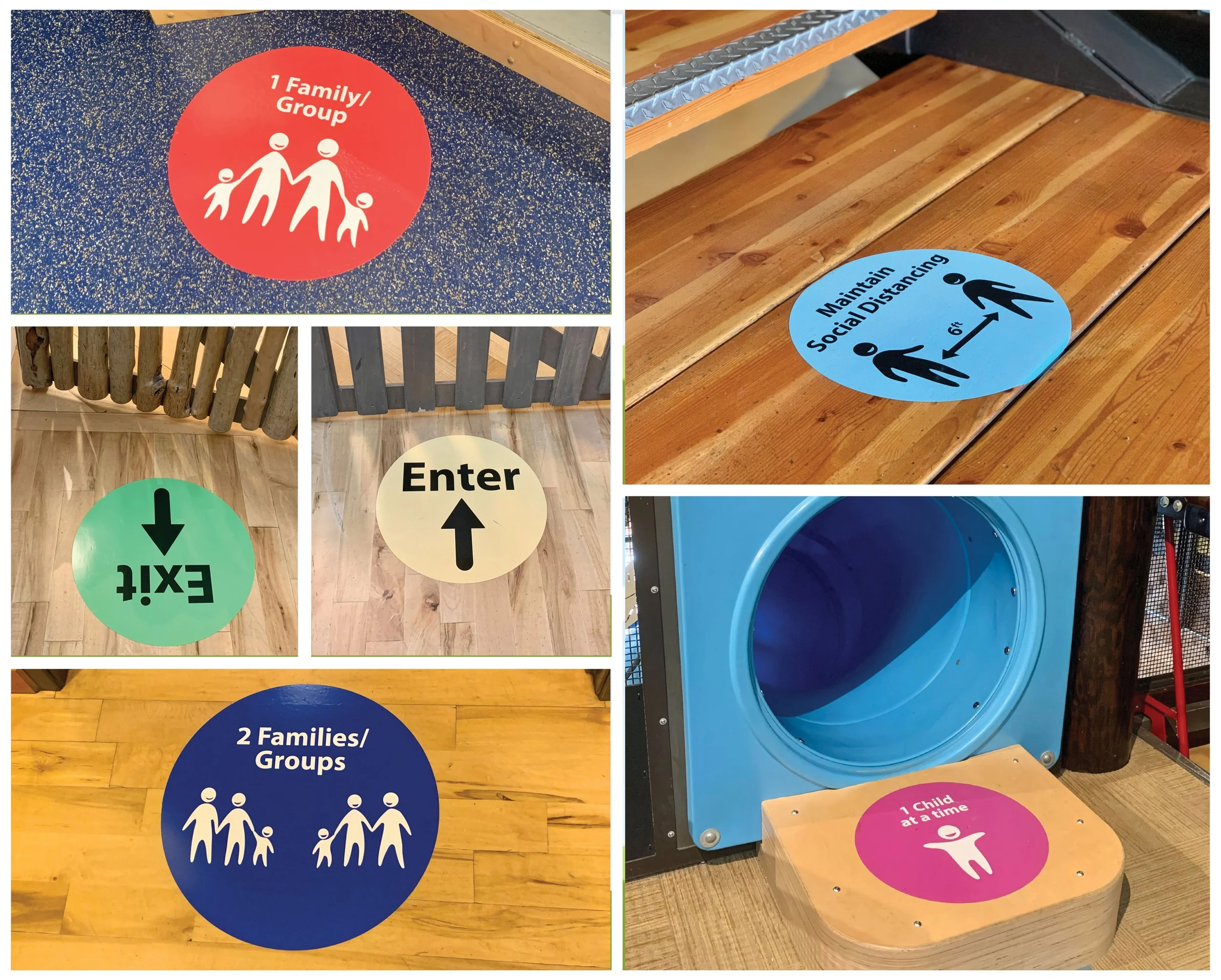 Exhibit Floor Social Distancing Graphics
